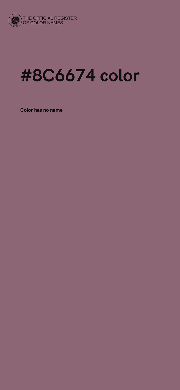 #8C6674 color image