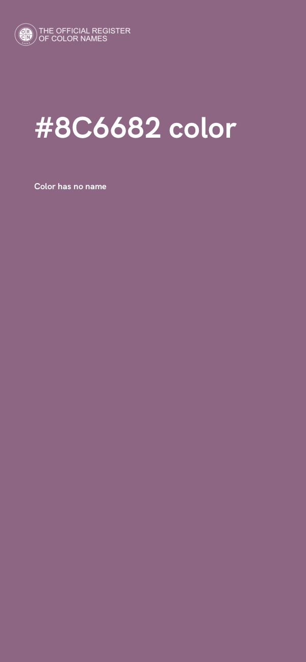 #8C6682 color image