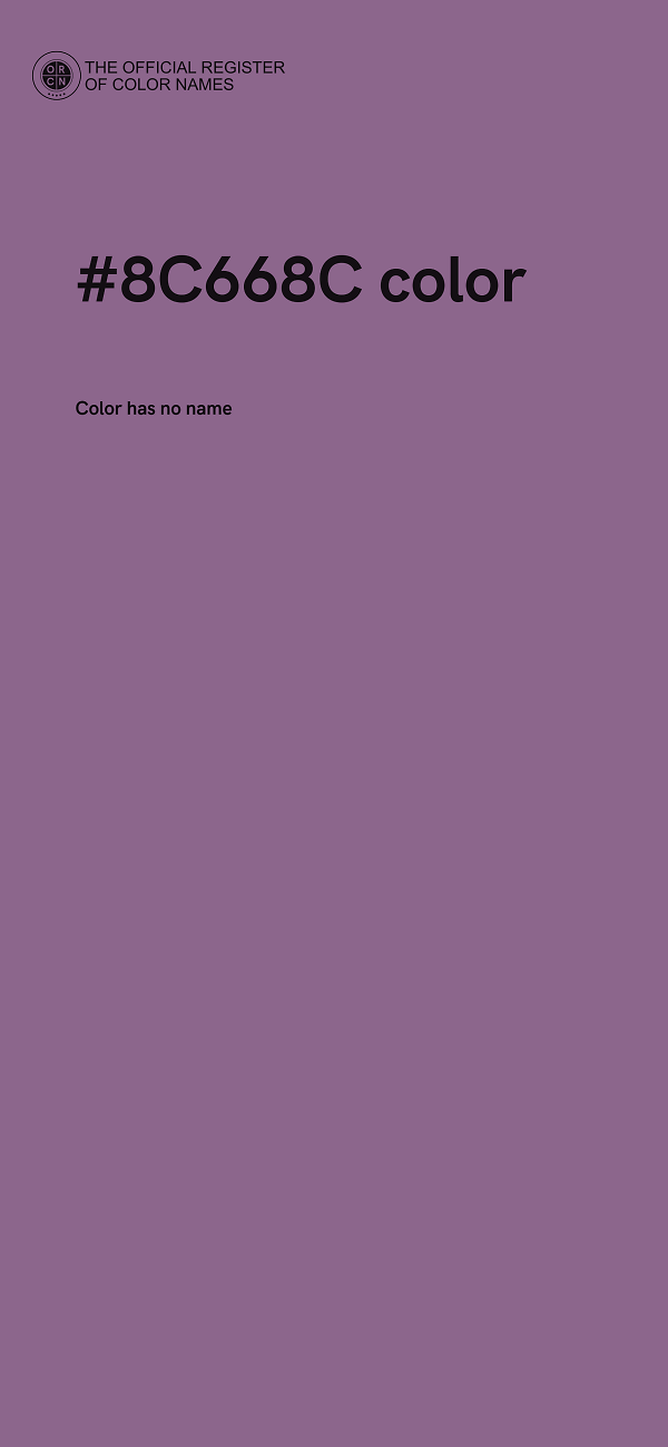 #8C668C color image