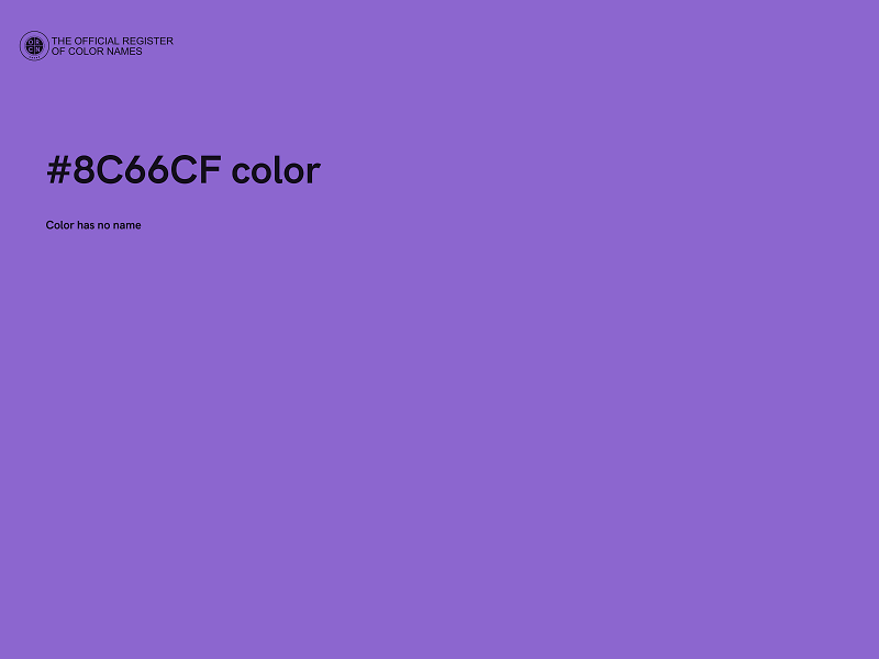 #8C66CF color image