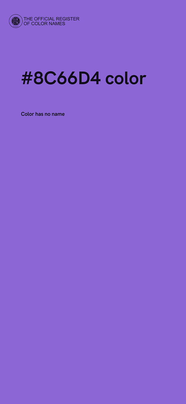 #8C66D4 color image