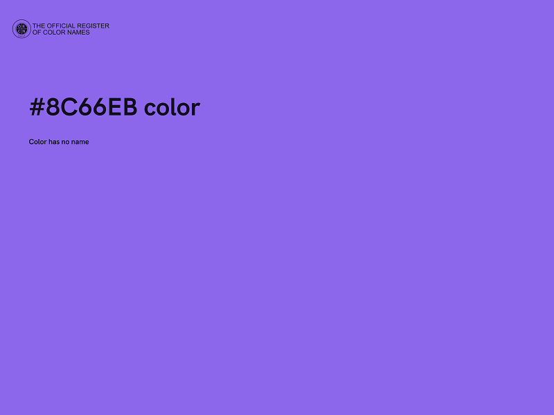 #8C66EB color image