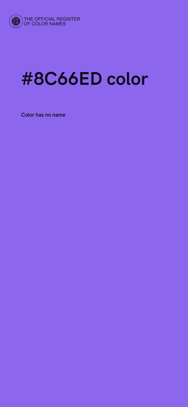 #8C66ED color image