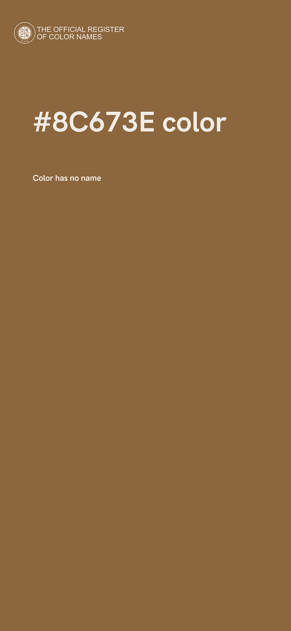 #8C673E color image