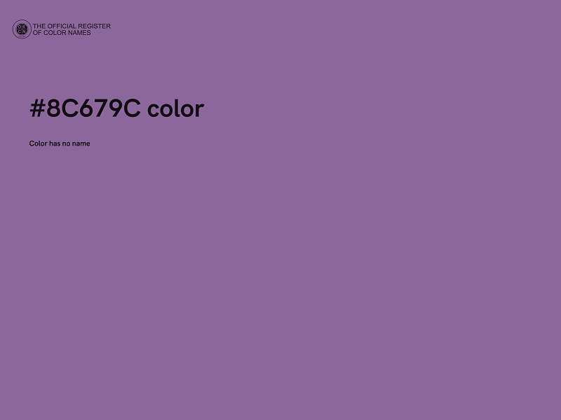 #8C679C color image