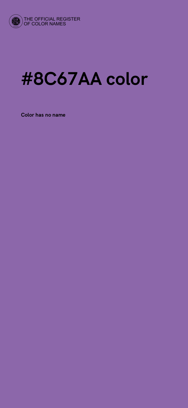 #8C67AA color image