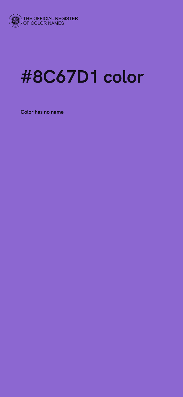 #8C67D1 color image