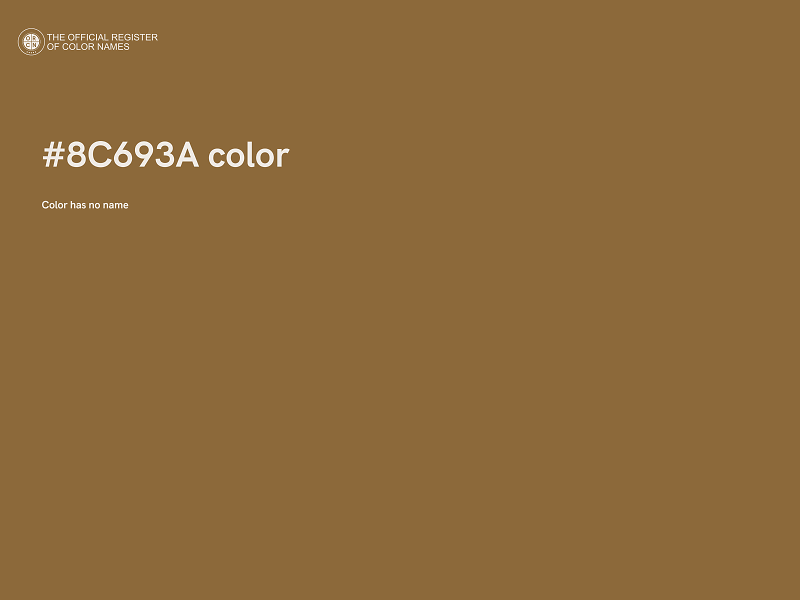 #8C693A color image