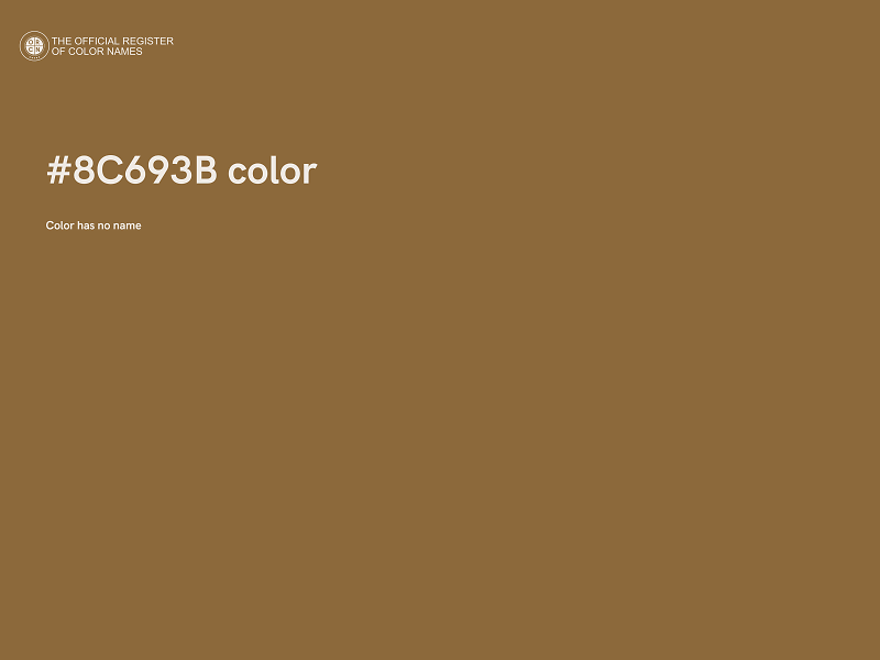 #8C693B color image