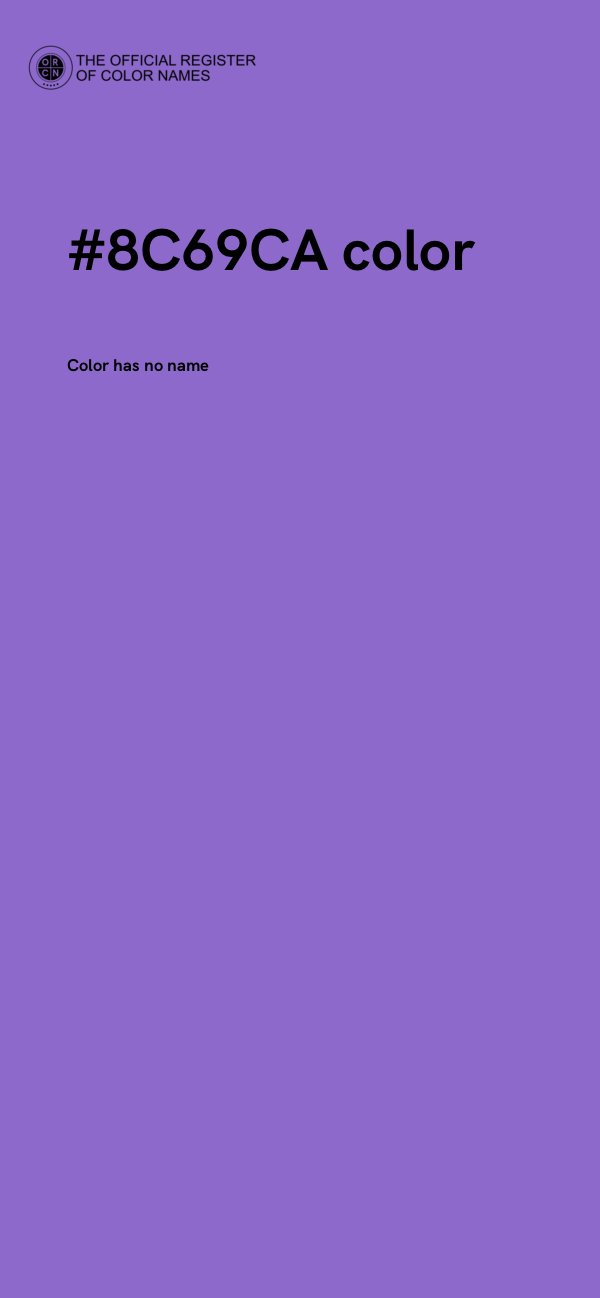 #8C69CA color image