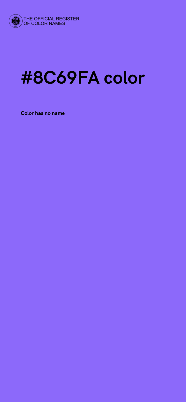 #8C69FA color image