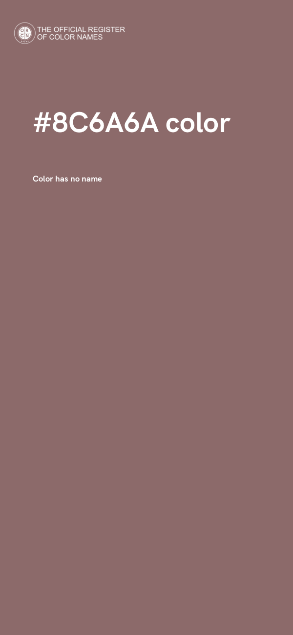 #8C6A6A color image