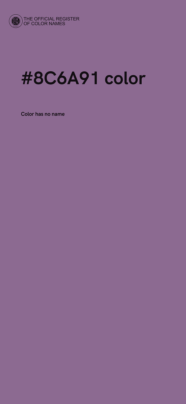#8C6A91 color image