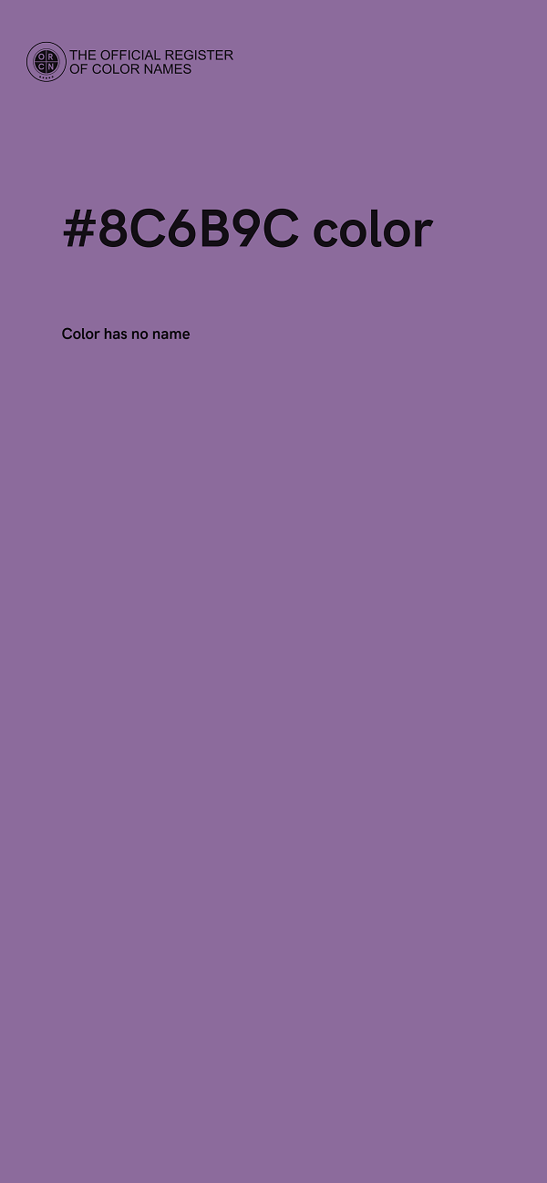 #8C6B9C color image