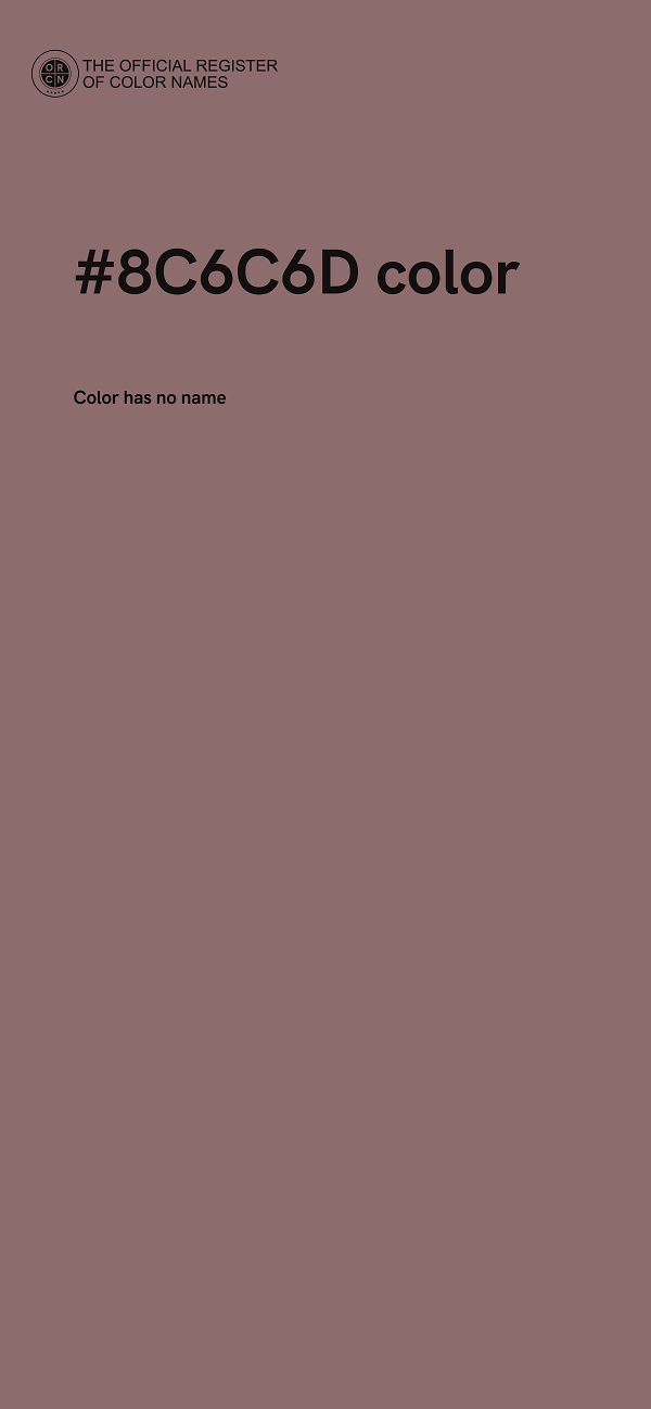 #8C6C6D color image