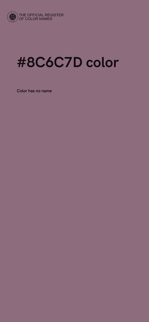 #8C6C7D color image