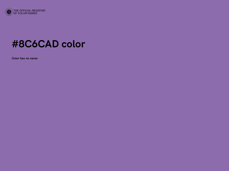 #8C6CAD color image