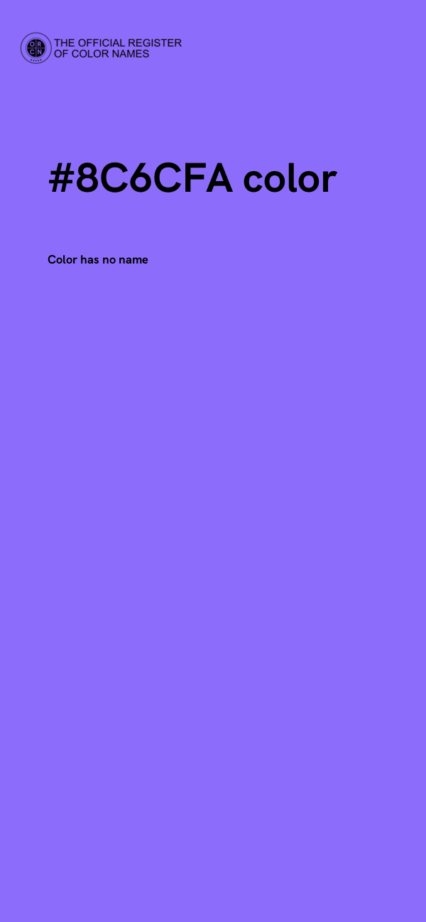#8C6CFA color image
