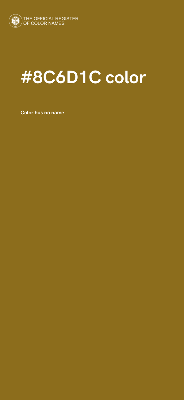 #8C6D1C color image