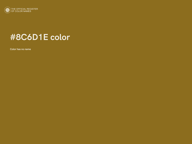 #8C6D1E color image