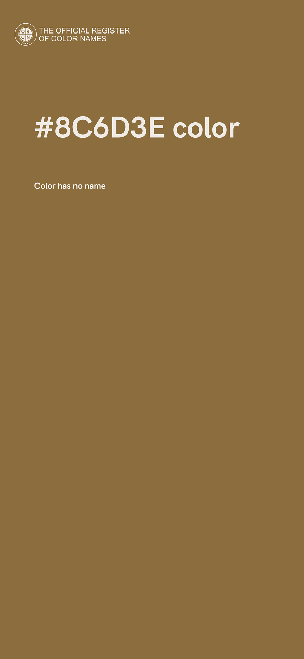 #8C6D3E color image
