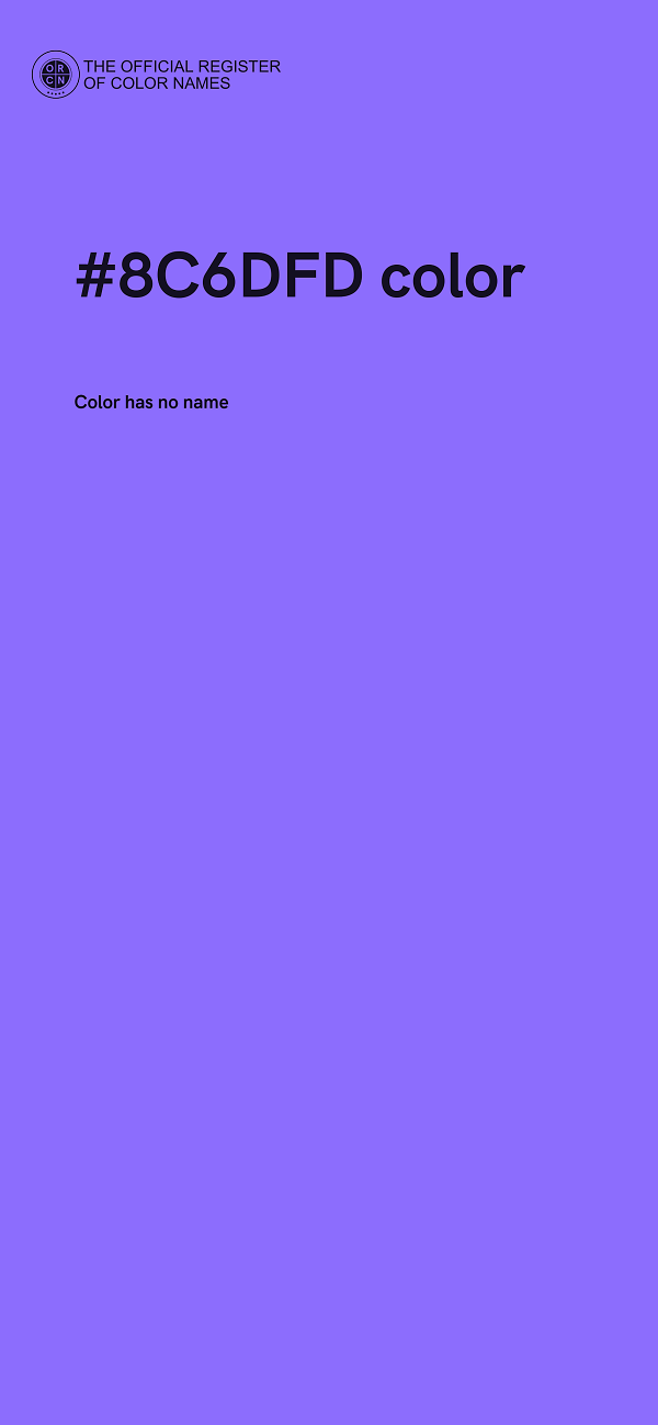 #8C6DFD color image