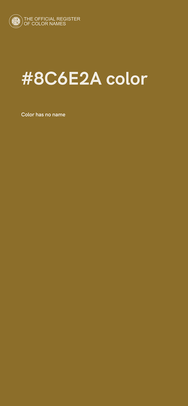 #8C6E2A color image