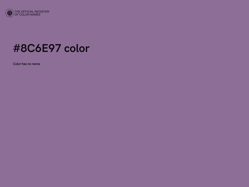 #8C6E97 color image