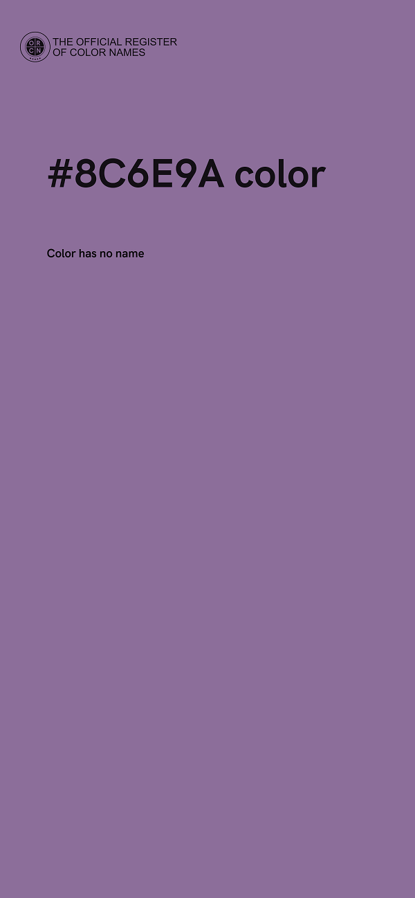 #8C6E9A color image