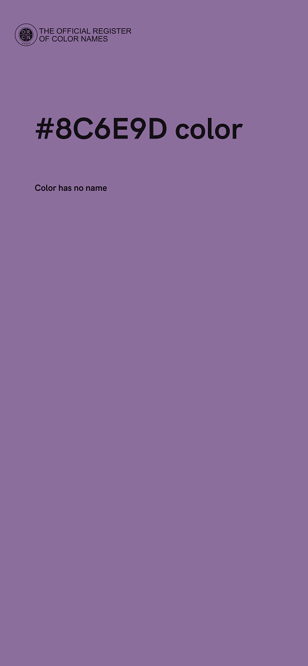 #8C6E9D color image