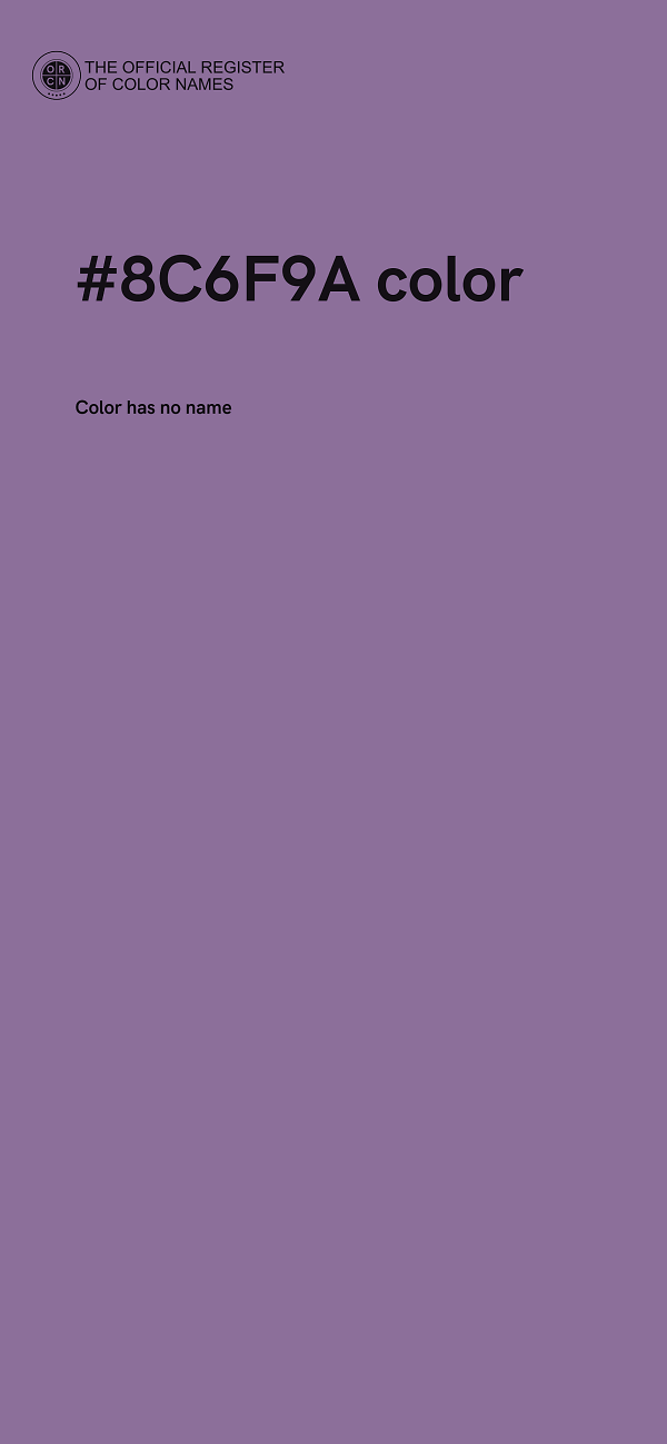 #8C6F9A color image