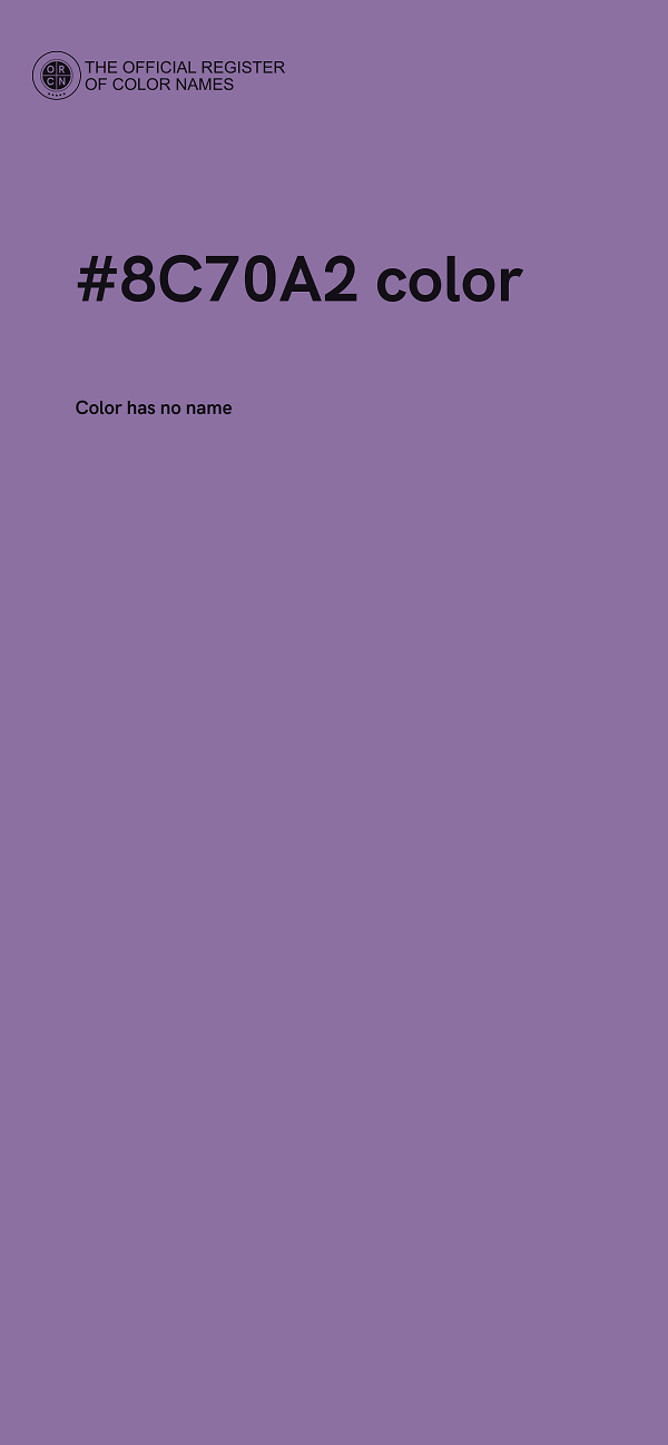 #8C70A2 color image