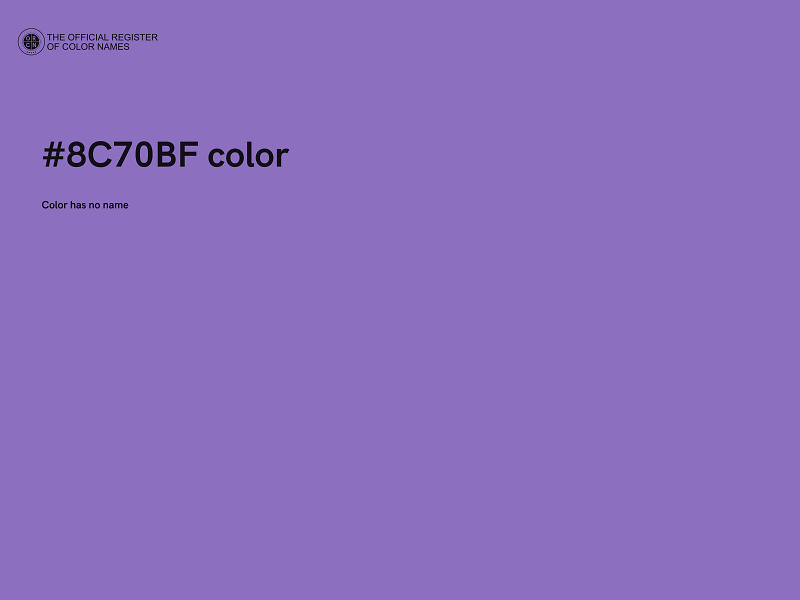 #8C70BF color image