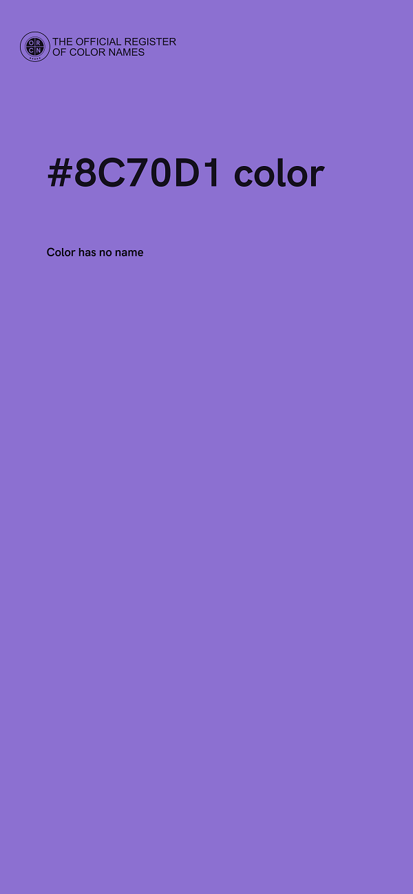 #8C70D1 color image