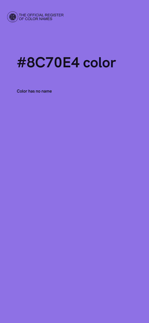 #8C70E4 color image