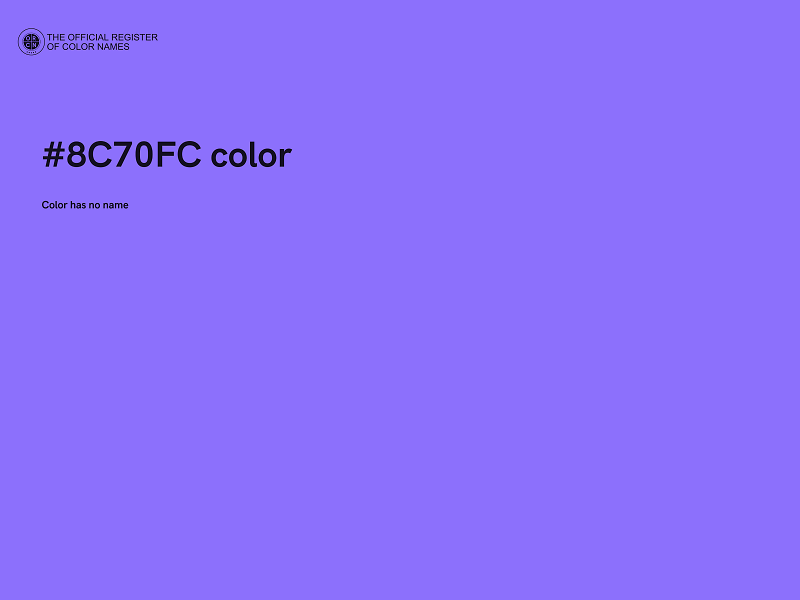 #8C70FC color image