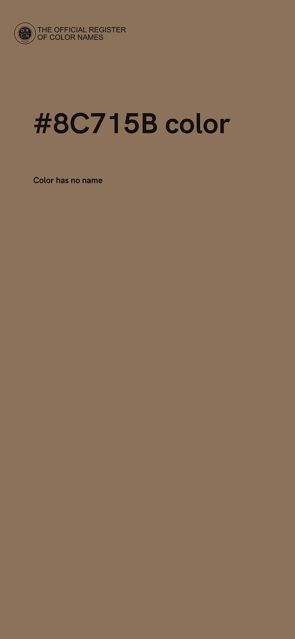 #8C715B color image