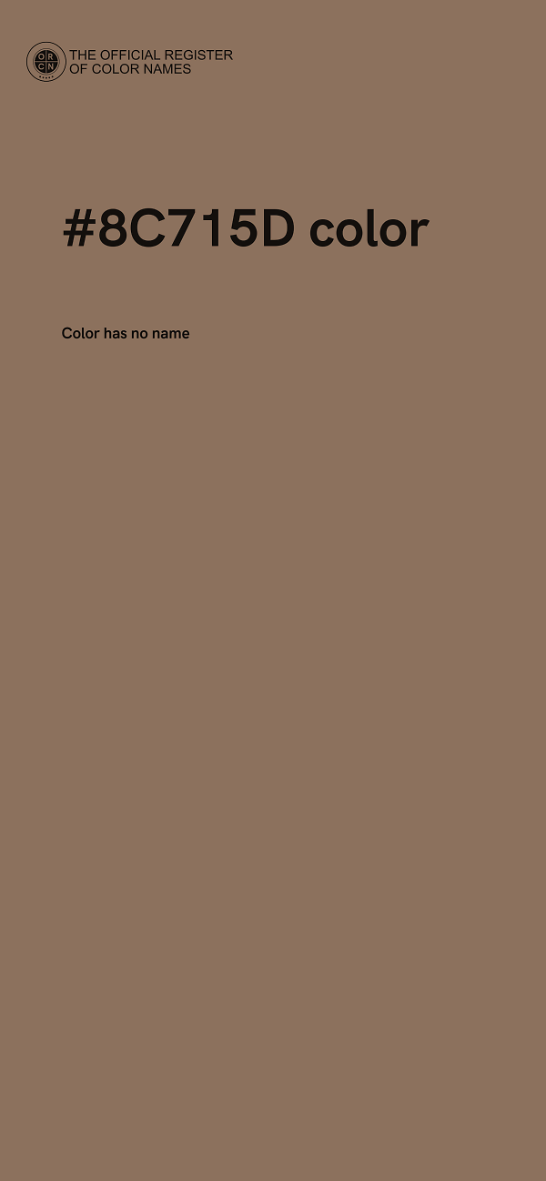 #8C715D color image