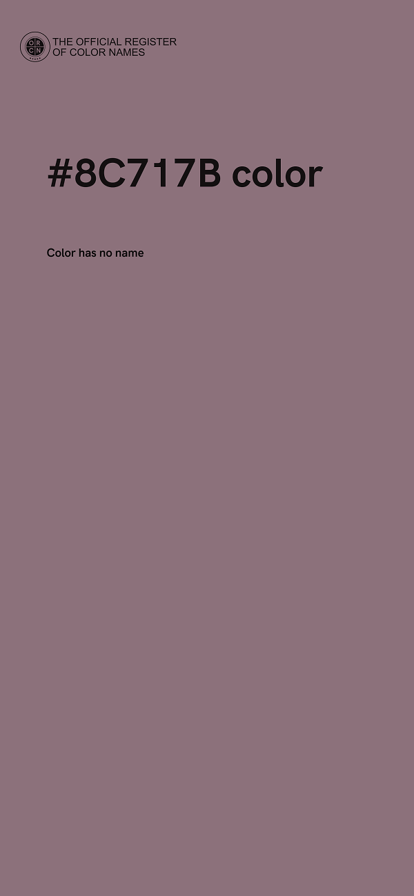 #8C717B color image
