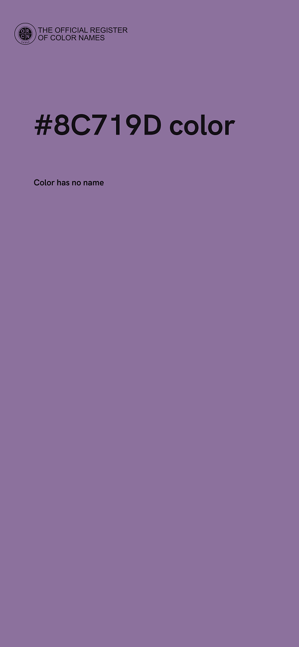 #8C719D color image