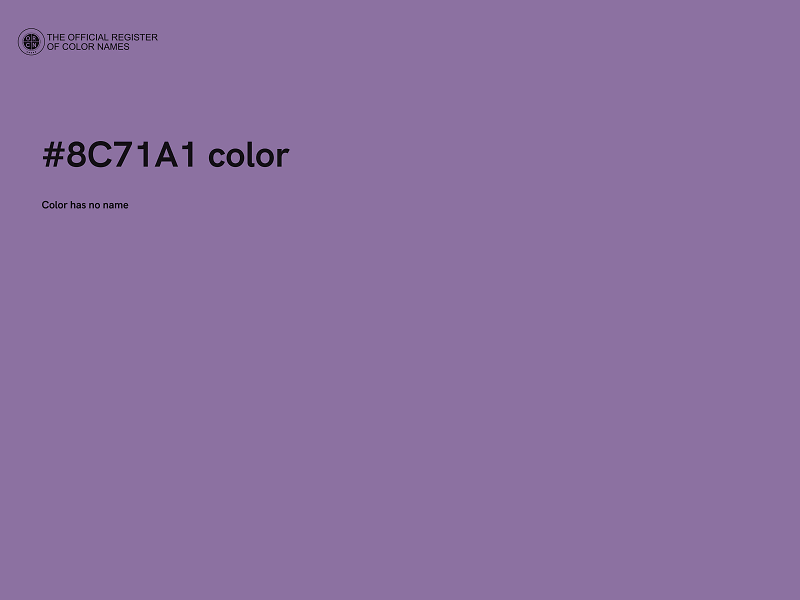 #8C71A1 color image