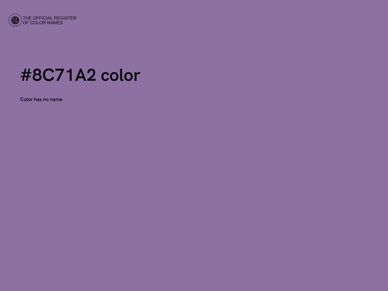 #8C71A2 color image