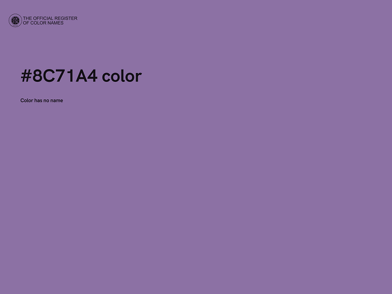 #8C71A4 color image