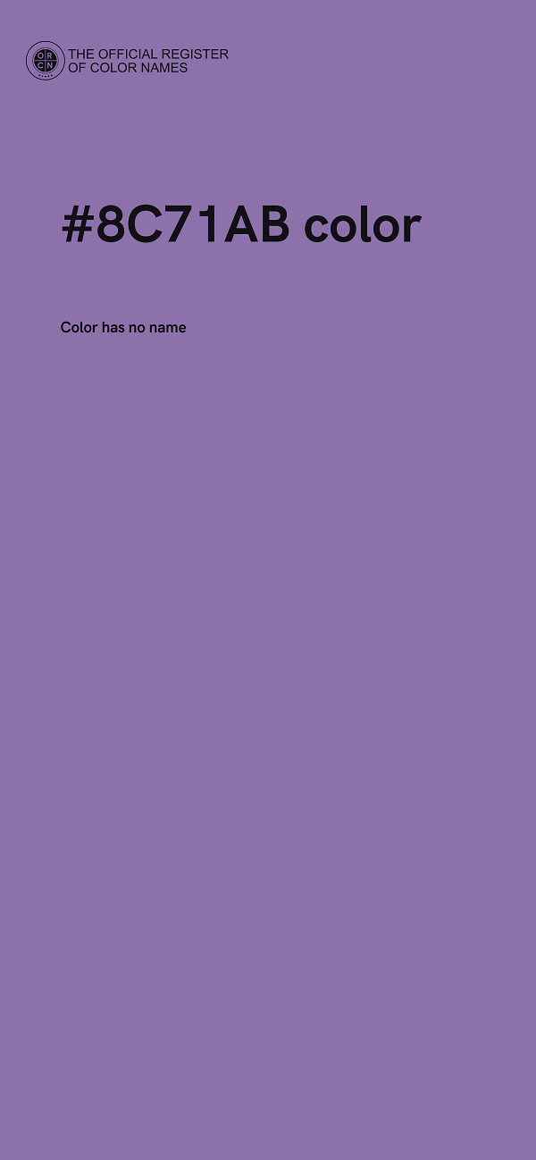 #8C71AB color image
