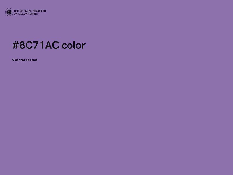 #8C71AC color image