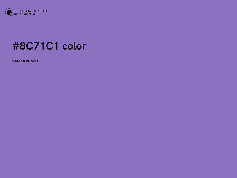 #8C71C1 color image