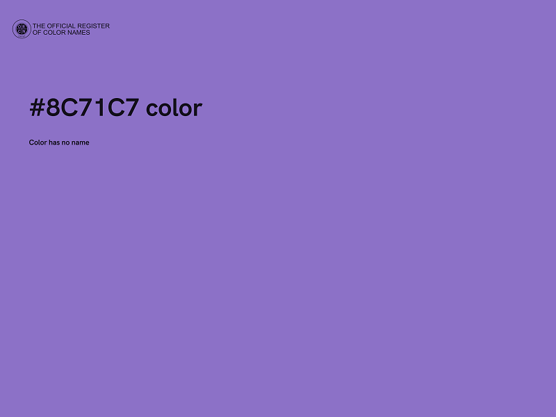 #8C71C7 color image