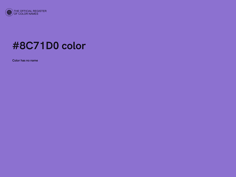 #8C71D0 color image