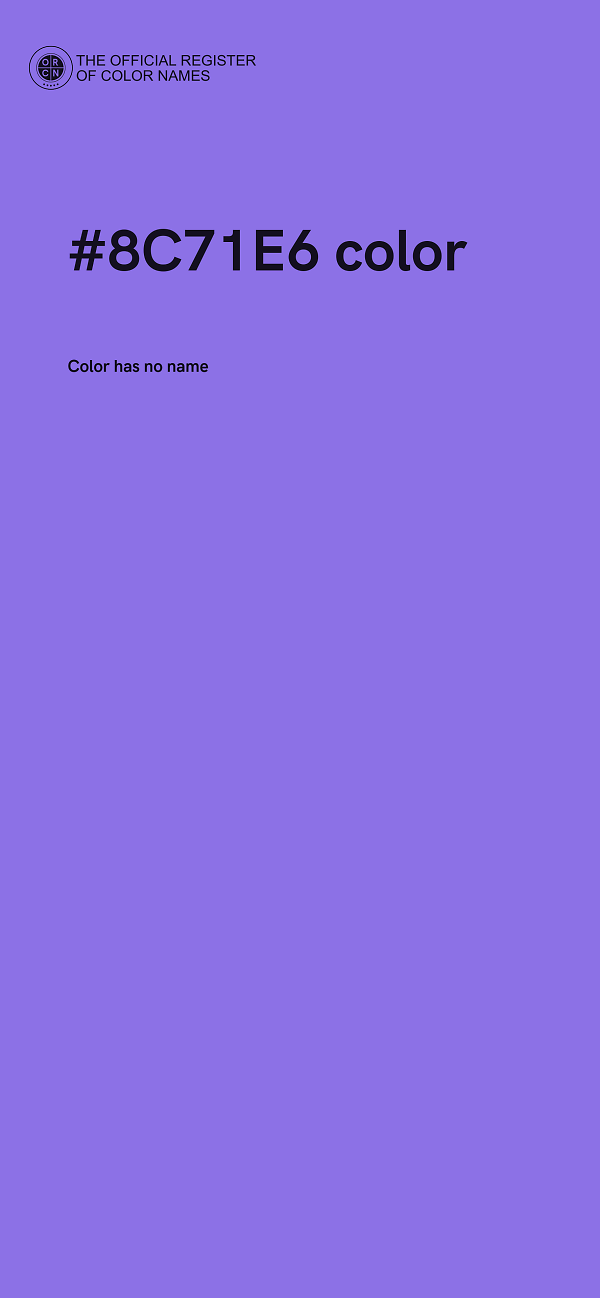 #8C71E6 color image