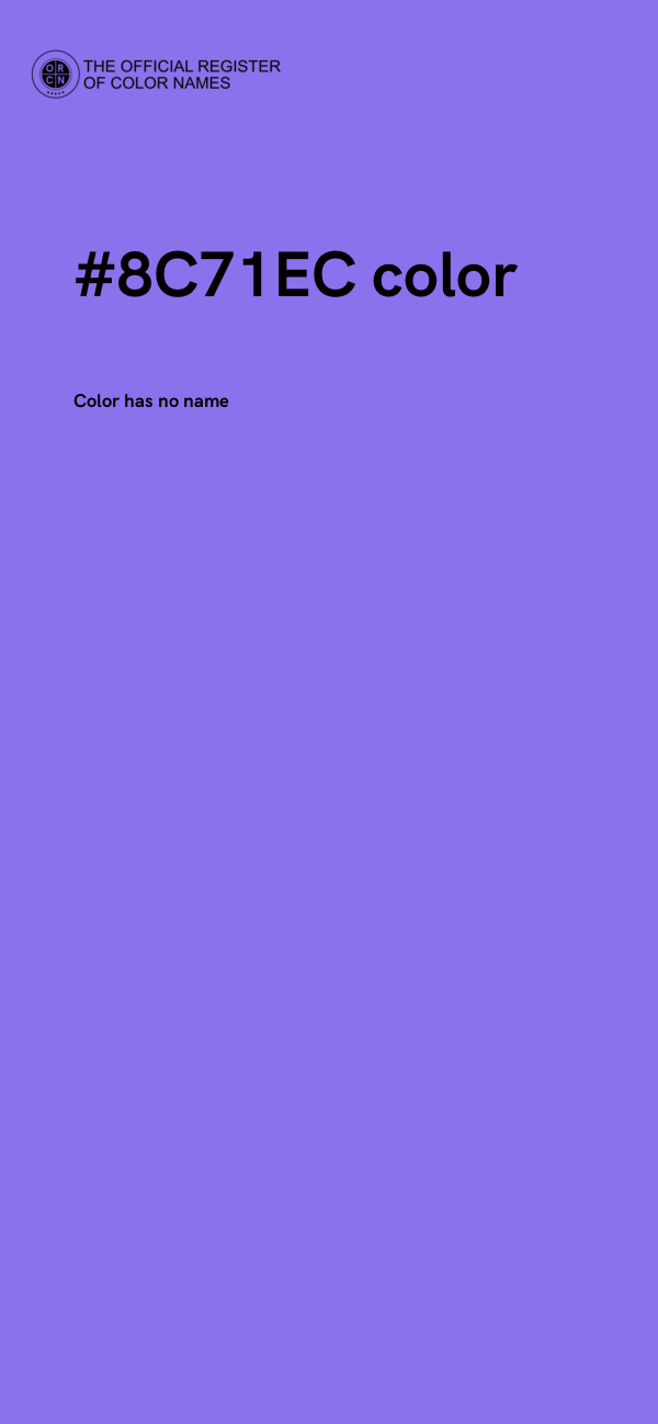 #8C71EC color image